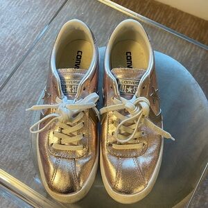 Converse rose gold women’s sneaker size 7.